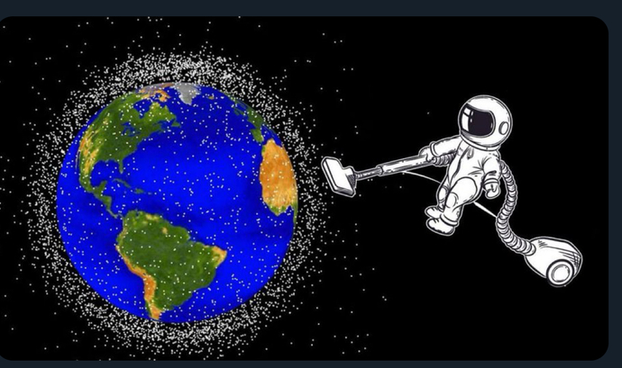 Bilgilendirme 📢 NASA, uzaydaki çöpleri temizlemenin bir yolunu bulan kişiye 3 milyon dolar ödül verecek var mı fikri olan?