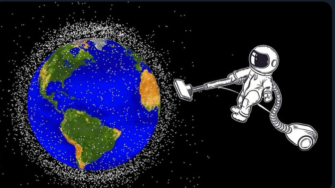 Bilgilendirme 📢 NASA, uzaydaki çöpleri temizlemenin bir yolunu bulan kişiye 3 milyon dolar ödül verecek var mı fikri olan?