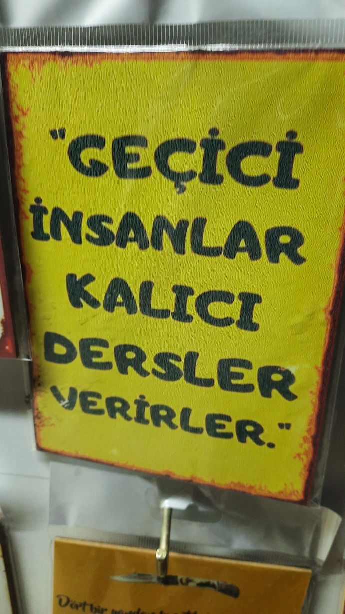 Size en büyük dersi veren kim oldu?