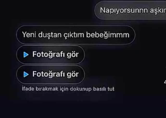 En son aldığınız fotoğraf nedir?
