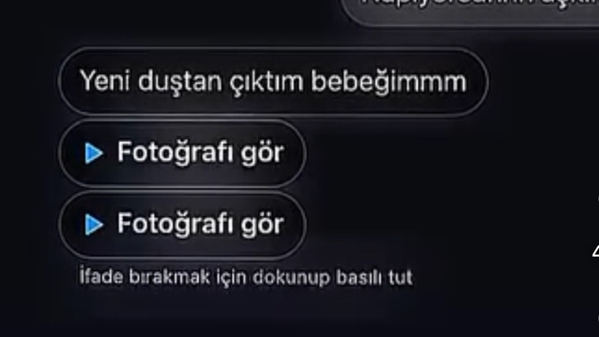 En son aldığınız fotoğraf nedir?