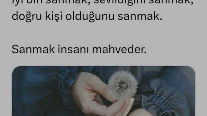 Sanmak mı yoksa emin olmak mı?