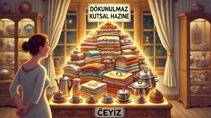 Çeyizindeki eşyalar kullanılacak mı yoksa ‘dokunulmaz kutsal hazine’ olarak mı kalacak?