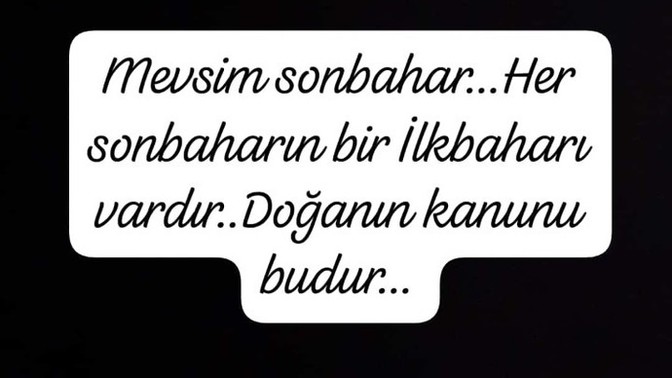 Son Bahar mı... İlk Bahar mı?