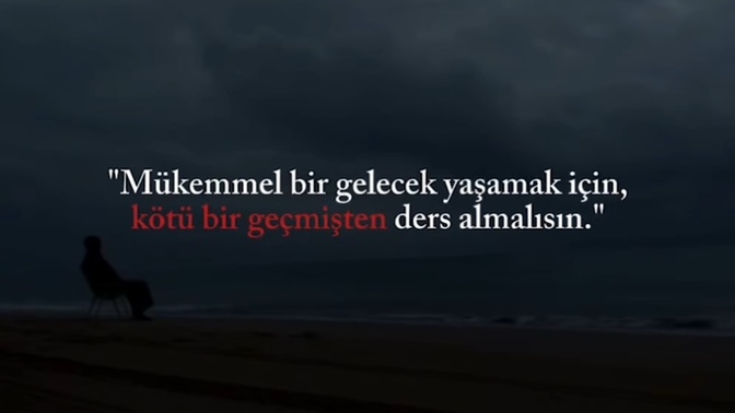 Mükemmel bir gelecek için, kötü bir geçmişten ders mi almak gerekir?