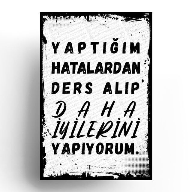 Yaptığın hatalardan ders alıyor musun?