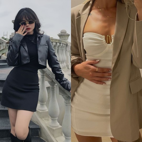 Mini elbisenin üzerine ceket olarak ne alınmalı?