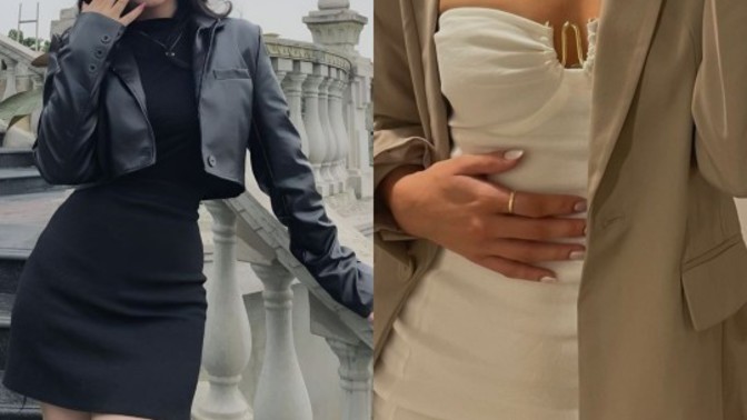 Mini elbisenin üzerine ceket olarak ne alınmalı?