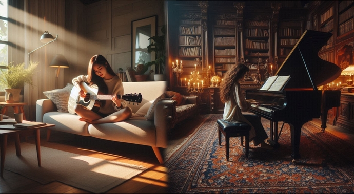 Hangi müzik aletini çalmak istersiniz; gitar mı, piyano mu?