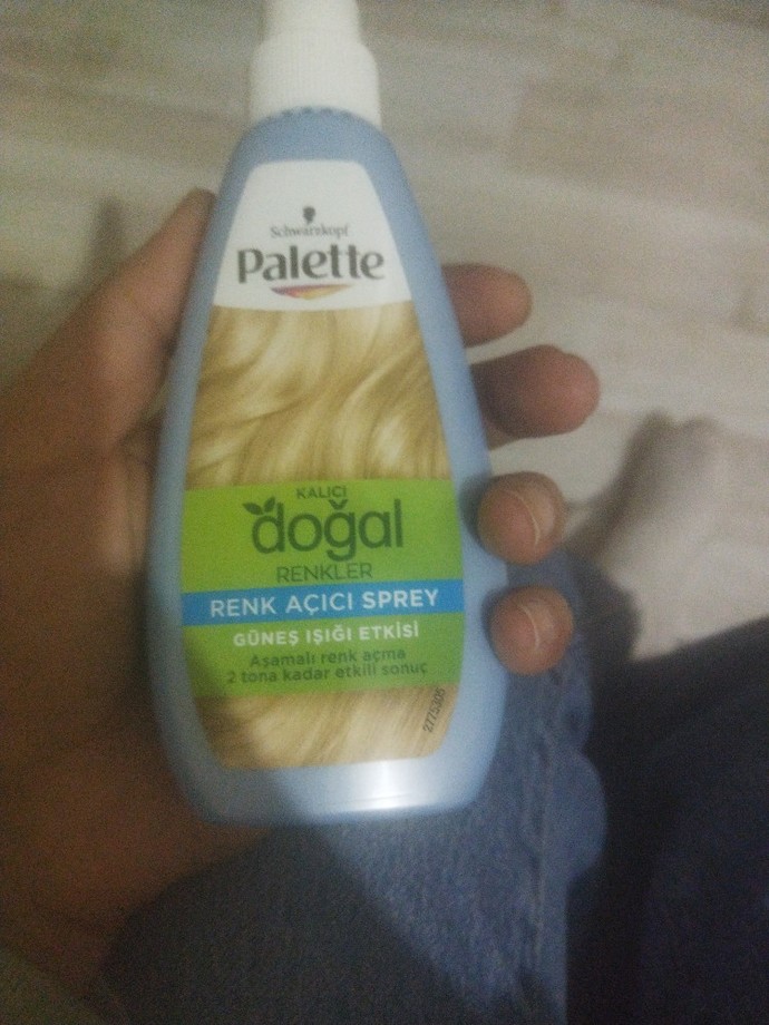 Palette renk açıcı sprey işe yararmi?