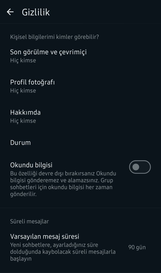 Son görülmesi kapalı insana güvenir misin?
