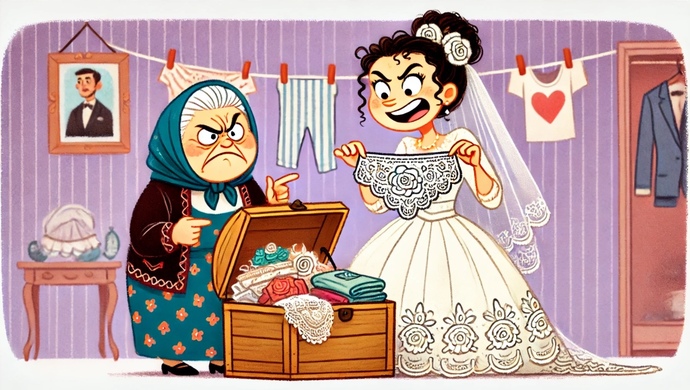 Çeyizde en zor bulunan şey ne: El emeği göz nuru dantel mi, kaynana memnuniyeti mi?