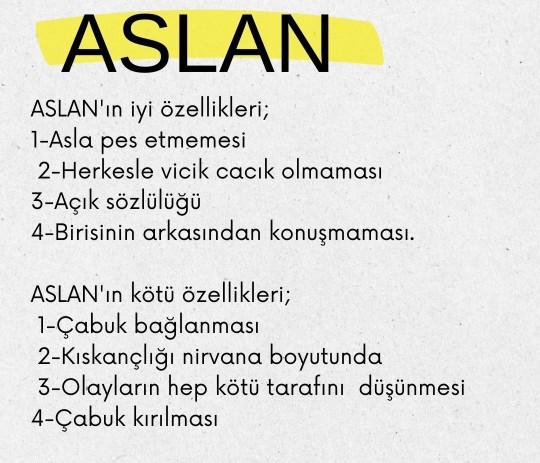 Aslan burçları hakkında neler düşünüyorsunuz, doğrumu sizce bu yazanlar?