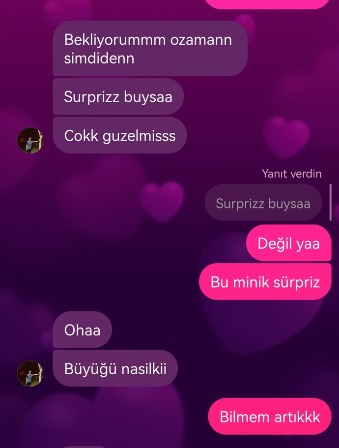 Öpücük kağıt dışında nasıl sürpriz yaparsam mutlu olur?