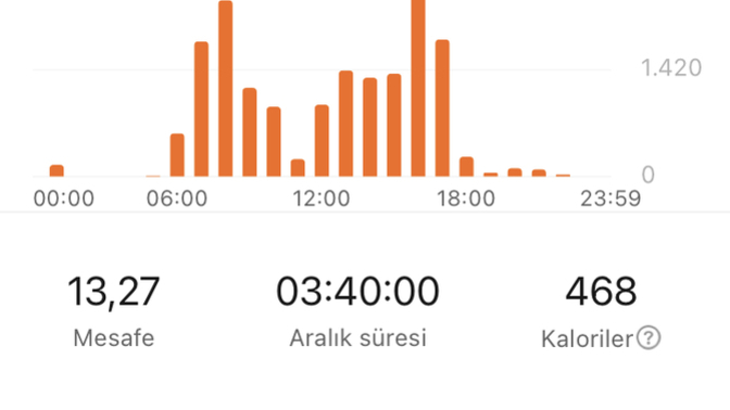 Günlük adım sayınız ne kadar?