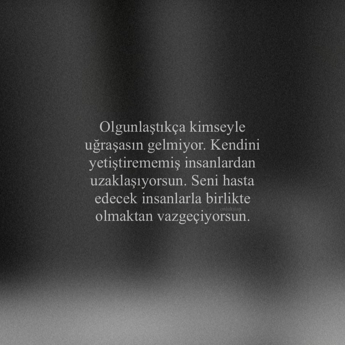 Ne kadar olgunsunuz?