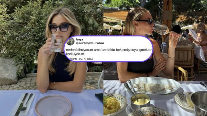Bardakta bekleyen suyu içebilir misin?