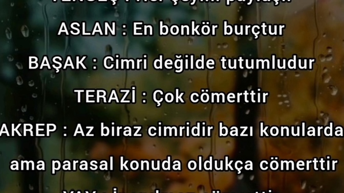 Cömert misindir, cimri mi?