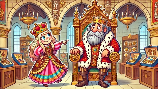 Kralın kızı çeyizine neden bir taht eklenmesini istemiş olabilir?