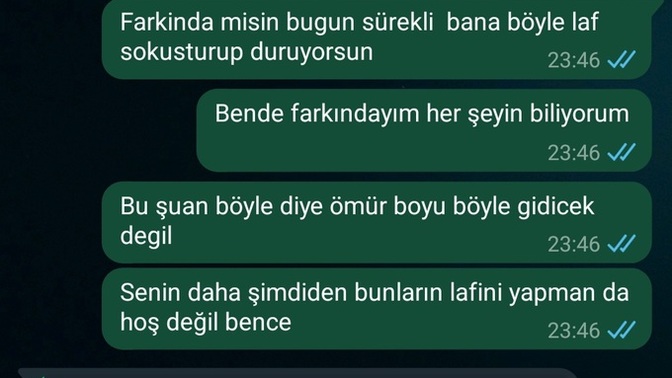 Ben çalışmıyorum ama boyle demesi cok zoruma gidiyor böyle diyor ama benden sürekli borç istemesinide bilir?