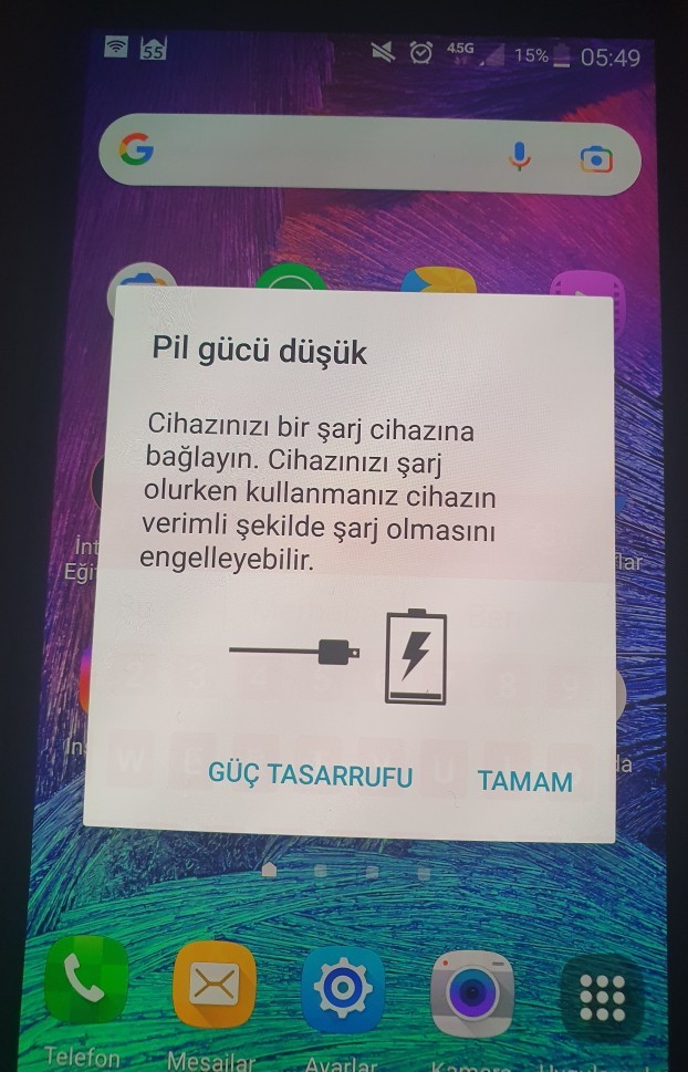 Telefonunuzun Şarjı % Kaç seviyesine gelince şarja takıyorsunuz genellikle?