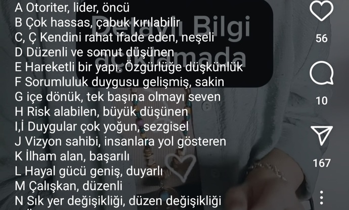 İsminizin ilk harfi dünyaya bakışınızı anlatıyormuş, siz nasıl bakıyorsunuz dünyaya?