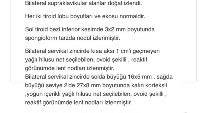 Doktor arkadaşlarımız varsa yardımcı olabilir mi?