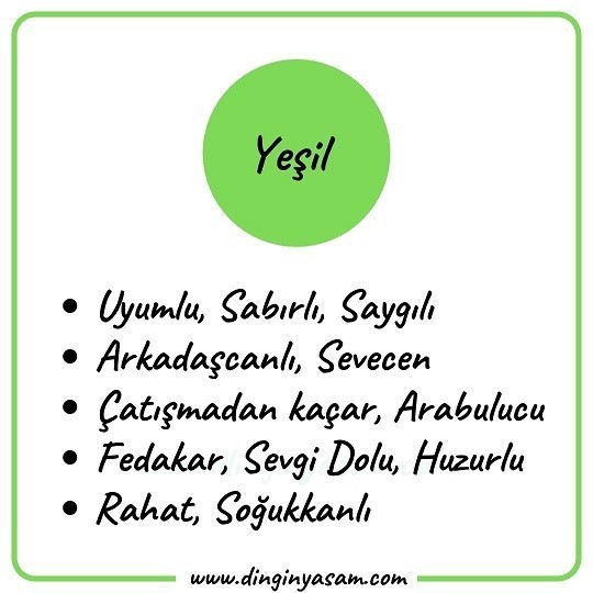 Kişiliğiniz hangi renk.?