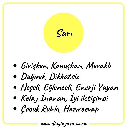 Kişiliğiniz hangi renk.?