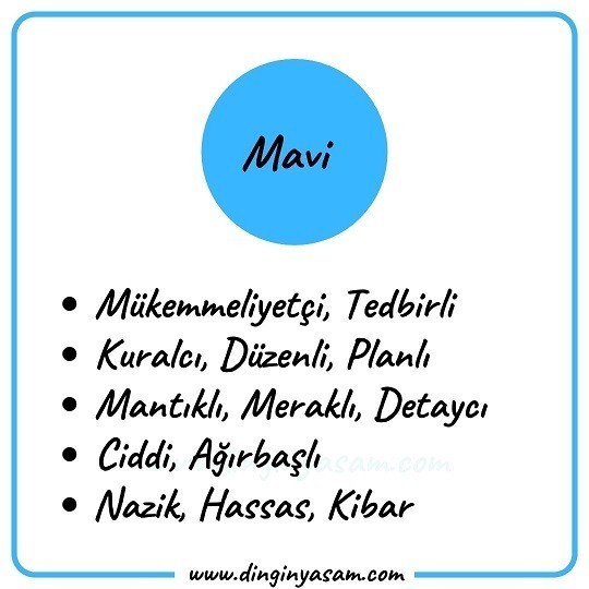 Kişiliğiniz hangi renk.?