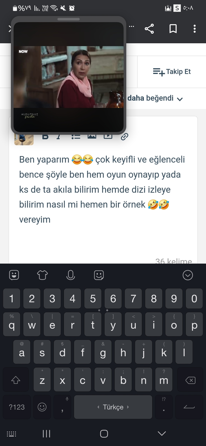 Bir yandan dizi izleyip bir yandan iş yapabiliyor musunuz?
