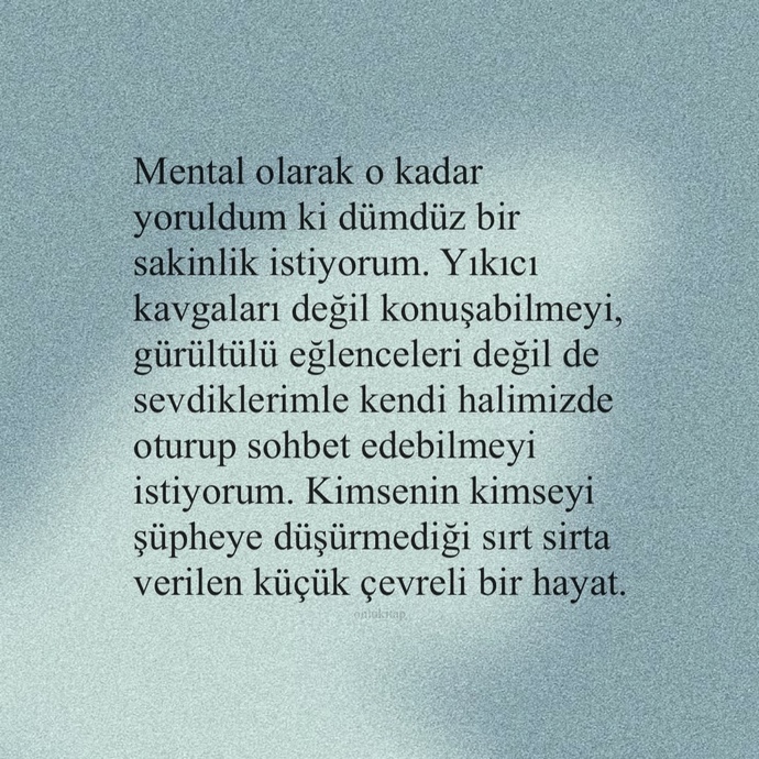 Mental olarak ne kadar yorgunsunuz?