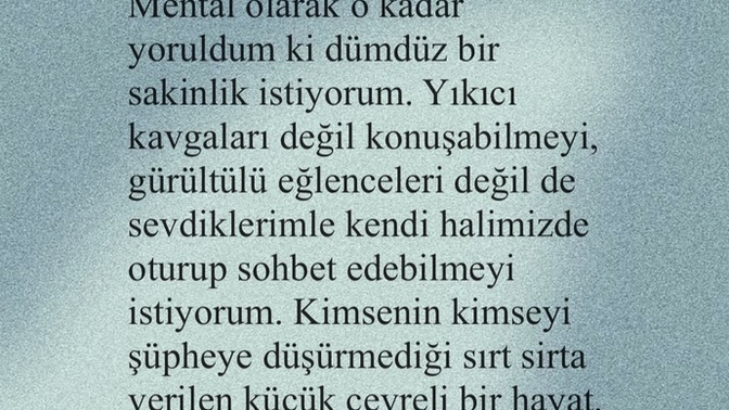 Mental olarak ne kadar yorgunsunuz?
