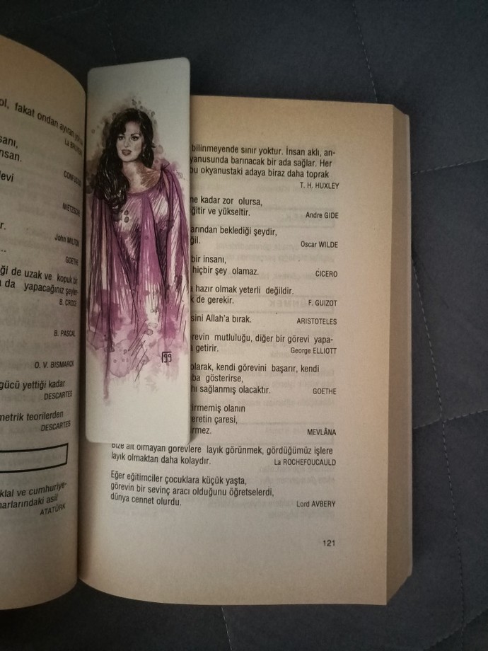 Kitap ayıracı olarak ne kullanırsınız?