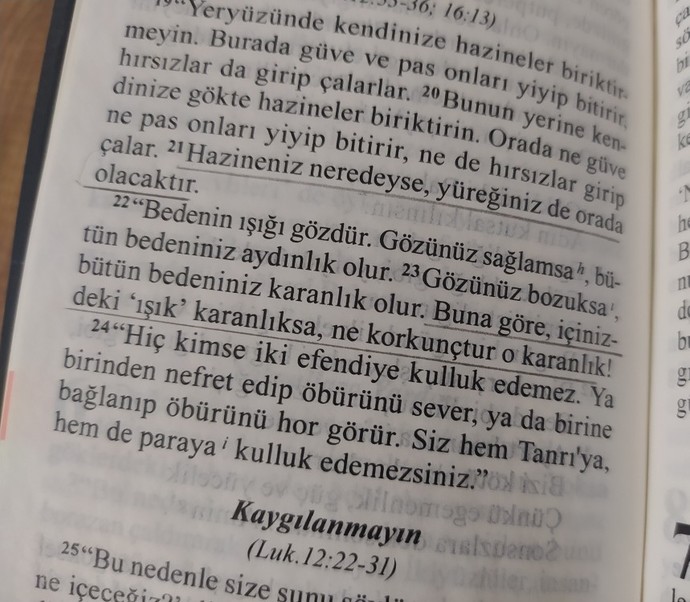 İncil okudunuz mu, en sevdiğiniz ayetler?