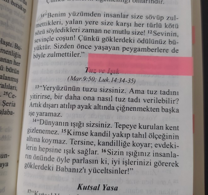 İncil okudunuz mu, en sevdiğiniz ayetler?