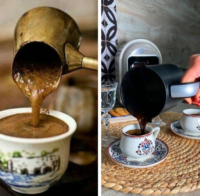 Ben cezvede kahve yapmaya devam ☕☕