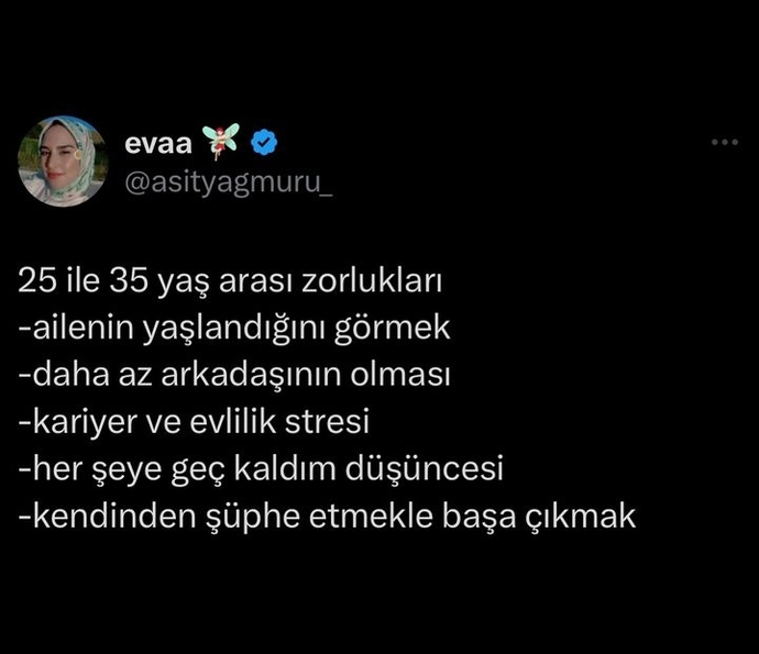 25-35 yaş arası zorluklar nelerdir?