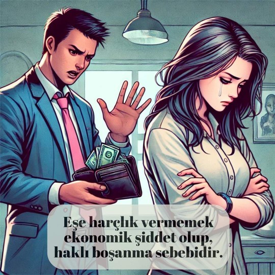 Eşe harçlık vermemek ekonomik şiddet olup, haklı boşanma sebebi midir?