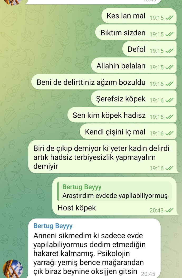 Neden erkekler her gördüğü sosyla plotform da kadina taciz eder?