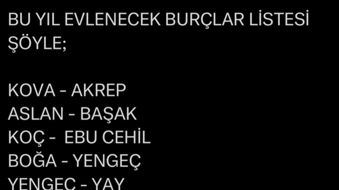 Bu yıl burcun hangi burçla evleniyormuş?
