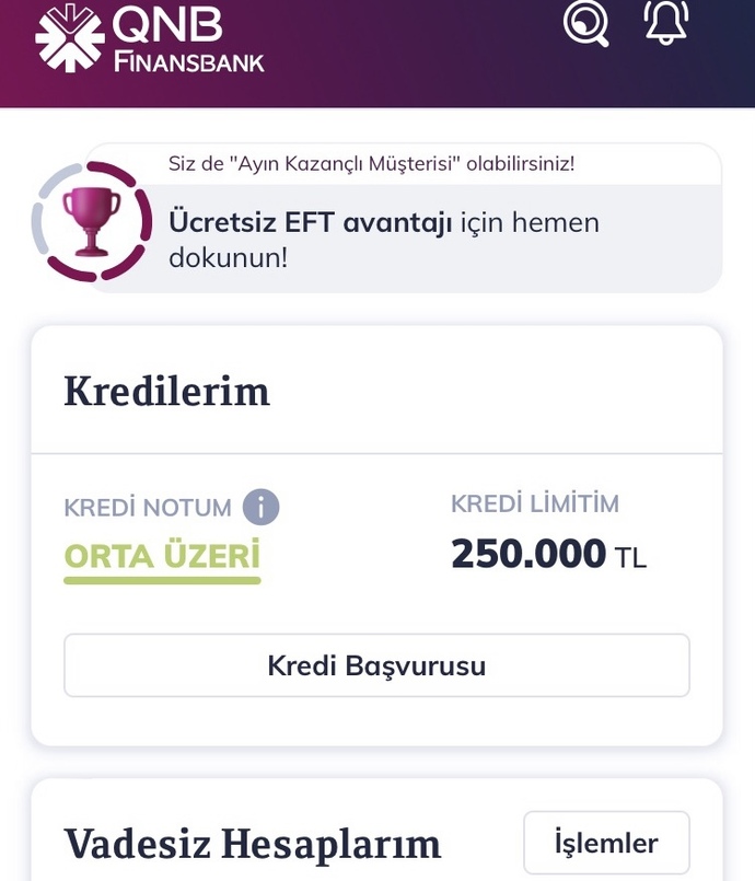 Hazır kredi limitin hepsi çekilebilir mi?