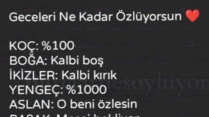 Geceleri ne kadar özlüyorsun?