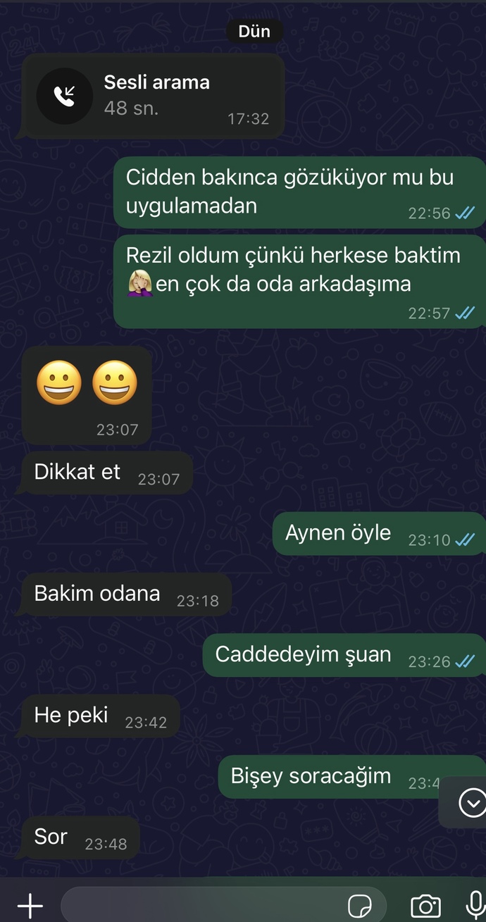 Sizce eski sevgilinin benimle görüşmek istiyor mu?