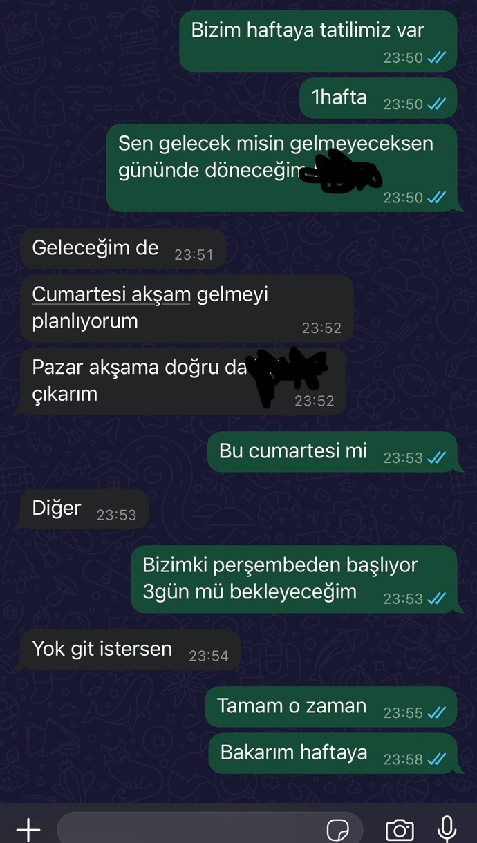 Sizce eski sevgilinin benimle görüşmek istiyor mu?
