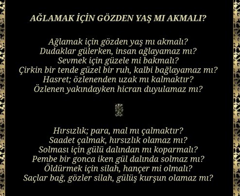KS Canlar hüzünlü şarkı yeter birde şiir istesem çok mu şey istemiş olurum?