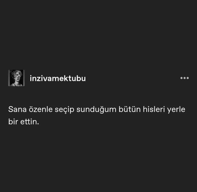 Hisleriniz yerle bir ettiler mi ?