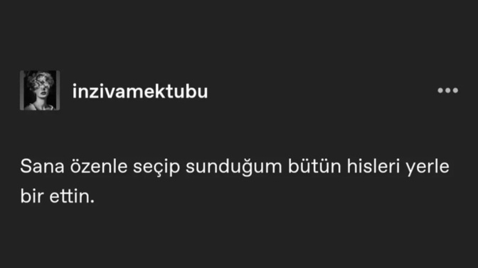 Hisleriniz yerle bir ettiler mi ?