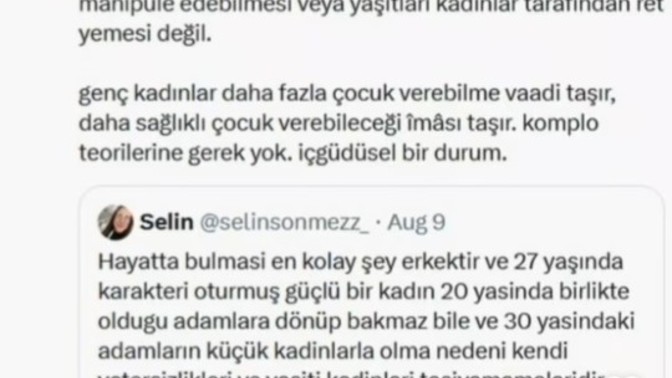 Olgun erkekler neden genç kadın tercih eder?