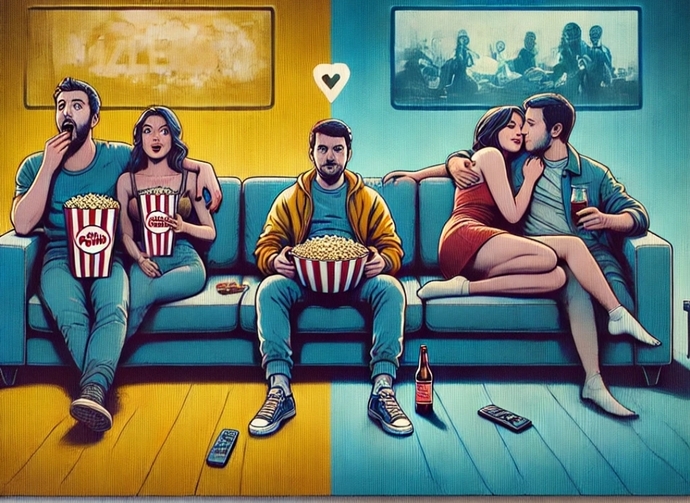 Arkadaşınla mı dizi izlersin yoksa sevgilinle mi?